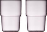 LyngbyGlas Pahare Torino 400 ml roz 2 buc (30199) Pahar