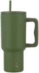 Estia Home Art Straw Tumbler XL Save the Aegean Reciclabil Pahar cu mâner Termos Oțel inoxidabil Fără BPA 900ml Forest Spirit cu Pai și Mâner 01-32104 (01-32104)