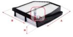 SOFIMA Filtru aer SOFIMA S 3A96 A (S 3A96 A) - automobilus