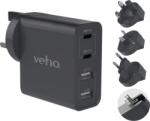 Veho VAA-700-TA45 áramátalakító és inverter 20 W Szürke (VAA-700-TA45) (VAA-700-TA45)