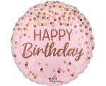 anagram Szülinapi fólia lufi 17" 43cm Happy Birthday (LUFI950223)