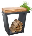 ARTISS Trapéz asztal grafit 80x45x91 cm (2604-80)