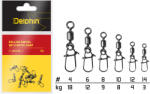 Delphin Rolling swivel with micro snap / 10db (14/3kg) (969B05014)