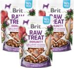 Brit CARE Dog Raw Treat Immunity Lamb & Chicken cu probiotice, semințe de armurariu și rozmarin 3x40g