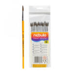 Nebulo Ecset 6-os festett nyéllel 12 db/csomag, (HE-1-6-F)