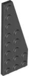 LEGO® 50304c11 - LEGO fekete lap 3 x 8 méretű, lecsapott, jobbos (50304c11)