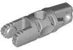 LEGO® 30554bc86 - LEGO világosszürke henger zsanér 1 x 3 méretű, 1 és 2 csatlakozóval a végén, oldalán lyukkal (30554bc86)