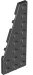 LEGO® 50305c11 - LEGO fekete lap 3 x 8 méretű, lecsapott, balos (50305c11)