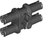 LEGO® 65098c11 - LEGO fekete technic 2 x 2 pin csatlakozó x-tengely foglalattal (65098c11)