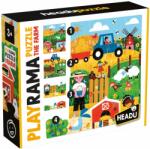 Headu Puzzle educațional Headu Playrama - Fermă, 40 piese (HMU59032) Puzzle