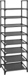 SONGMICS Cipőtartó Rolos 145 cm fekete (LSR24BK)