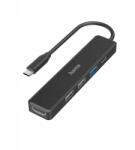 Hama Usb-c hub, többportos, 4x Usb, 1x Hdmi (00200117)