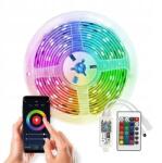 Solight Wifi Smart Led fénycsík, Rgb+cct, 5m, adapter, távirányító (WM57)
