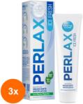 Perlax Set 3 x Pasta de Dinti Perlax Ice Fresh, 75 ml (ROC-3xFCMMM00435)