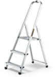 IRIS TOOLS HL-300-3S 3 (2+1) Lépcsős Alumínium Létra, Összecsukható, 125 kg Teherbírás