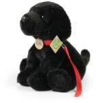 Rappa Labrador de pluș negru cu lesă 28 cm ECO-FRIENDLY
