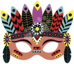 Janod Mini kreatív készlet Party álarcok Scratch Art Party Masks Atelier Janod karcképek 5 maszk 5 évtől J07890 (J07890)