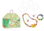 Janod Ékszerkészítő készlet Fa gyöngyök Dzsungel Wooden Jewellery Secret Jungle Atelier Janod 4 drb ékszer készítésére 4 évtől J09131 (J09131)
