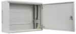 Lanberg 19" Fali rack szekrény 4u+3u 540x400 - Szürke (WAF1-5203-04-00S) (WAF1-5203-04-00S)