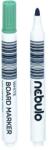 Nebulo Nebulo: WhiteBoard marker kúpos hegyű táblafilc zöld színben (WBM/TM-WB568-GREEN) - innotechshop