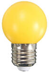 MENTAVILL Színes LED lámpa E27 (1W/200°) Kisgömb - sárga (270502)
