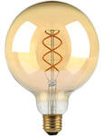 V-TAC E27 LED izzó Vintage filament (4.8W/300°) G125 Spirál - extra meleg fehér ( 217216)
