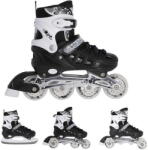 NILS Extreme Gyermek inline korcsolya cserélhető hokicsúszóval 4in1 Nils Extreme NH10905 35 fehér|fekete