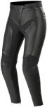 Alpinestars Pantaloni de motocicletă din piele de damă Alpinestars Stella Vika V2 negri (AIM111-179)