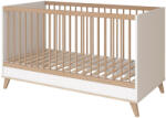 Faktum kiságy Flip White and Oak 70x140cm