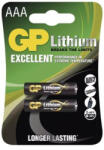 GP Batteries GP LR03 Lithium mikro elem AAA 1, 5V (elemLR03_LITHIUM)