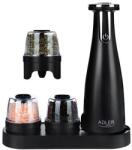 Adler Râșnițe electrice Adler AD 4449, 3 buc, 150 ml, USB, Li-Ion 1500mAh, lamă ceramică - Negru