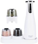 Adler Râșnițe electrice Adler AD 4449, 3 buc, 150 ml, USB, Li-Ion 1500mAh, lamă ceramică - Alb