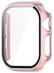 Apple Watch 10 (46 mm), Műanyag védőkeret, kijelzővédő üveggel, közepesen ütésálló, szíj nélkül, vörösarany