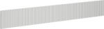 Mexen Rivel front redőzött fürdőszobai szekrénytesthez 140 x 20 cm, szürke matt - 91A20-1400-235-1-62 (91A20-1400-235-1-62)