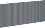 Mexen Rivel, 90 x 43, 5 cm-es barázdált előlap fürdőszobai szekrényhez, grafit matt - 91A20-0900-470-1-66 (91A20-0900-470-1-66)