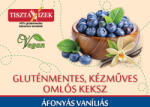 Tiszta Ízek Áfonyás vaníliás omlós keksz 150g Tiszta Ízek gluténmentes, kézműves