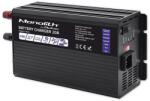 Qoltec Smart Monolith töltő LiFePO4 AGM GEL SLA akkumulátorokhoz | 20A | 24V (51953)