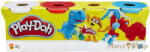 Hasbro 4db-os gyurmaszett (fehér, kék, piros, sárga) (B6508_B5517)