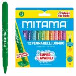  Set carioci Jumbo Mitama, lavabile, 12 culori (MI061998)