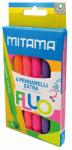  Set carioci Jumbo Mitama, culori fluo, 6 bucati (MI063826)