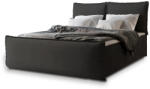 Expedo MANTA boxspring kárpitozott ágy - fekete / 140x200 (255753)