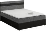 Expedo MODELA boxspring kárpitozott ágy + fedőmatrac - kornet 02/Dolaro 8 / 140x200 / IGEN (230679i)