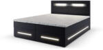 Expedo MINOR kárpitozott boxspring ágy + fedőmatrac - soft 11 / 180x200 (230513)