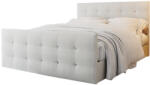 Expedo NAOMI boxspring kárpitozott ágy - cosmic 100 / 140x200 / felső matraccal (215191i)