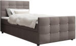 Expedo NAOMI 2 egyágyas ágy boxspring - barna / 100x200 (261526)