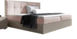 Expedo ISABELA 2 franciaágy - nordic teak/rózsaszín / 120x200 (255404)