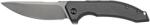 WEKNIFE WE Quixotic Mâner din Titan Gri Mărgele Argintii Lame CPM 20CV WE21016-1