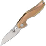 Bestech THE RETICULAN CPM-S35VN, Stonewash+Satin, Titan, Auriu BT1810D