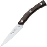 DUE CIGNI Linia Arne Conf. 2 Buc. Cuțit De Curățat Cm 10 Inox Sandvik 12c27 - Mâner Din Lemn Ziricot