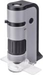 Carson 100x-250x LED MicroFlip Pocket Microscope with Smartphone Adapter MP-250 Binoclu